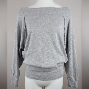 We The Free Heather Gray Knit Top